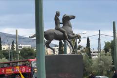 Βανδάλισαν το άγαλμα του Μεγάλου Αλεξάνδρου στην Αθήνα