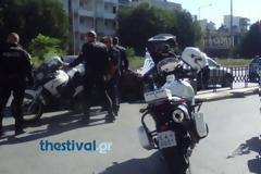 Περιπετειώδεις συλλήψεις διακινητών σήμερα στη Θεσσαλονίκη