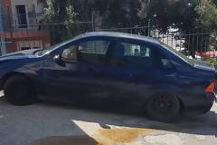 Με κομμένο ψαλίδι όχημα τής Αστυνομίας στη Λέσβο (ΕΙΚΟΝΕΣ)