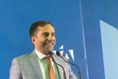 Ο δημοσιογράφος και υποψήφιος βουλευτής στον Βόρειο τομέα της Β’ Αθηνών Φώτης Καρύδας στο Αγρίνιο