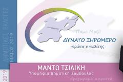 ΑΝΑΚΟΙΝΩΣΗ ΥΠΟΨΗΦΙΟΤΗΤΑΣ ΤΗΣ Κας Μαντώ (Διαμάντω) Τσιλίκη του Σπύρου καθώς και ένα συνοδευτικό κείμενο του κ. Χρήστου Τσιλίκη του Ευσταθίου
