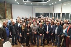 Συνάντηση μελών συνδυασμού  του γιατρού Γιάννη Τριανταφυλλάκη, «ΞΗΡΟΜΕΡΟ. Δύναμη ελπίδας. Ανατροπή τώρα»,