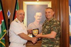 Επίσκεψη του Αρχηγού Στόλου στην 1η Στρατιά