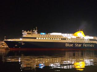 Φωτογραφία για Μεταμεσονύχτια περιπέτεια για 566 επιβάτες του «Blue Star Paros»