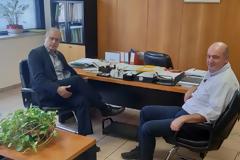 Συνάντηση Γιάννη Σηφάκη και με τον πρόεδρο του ΕΛΓΑ Φάνη Κουρεμπέ