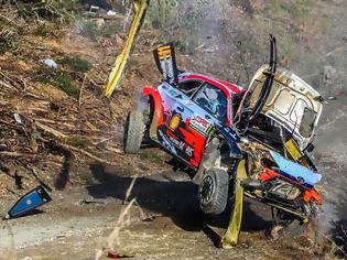 Φωτογραφία για WRC: Το τρομακτικό ατύχημα του Neuville στη Χιλή (video)