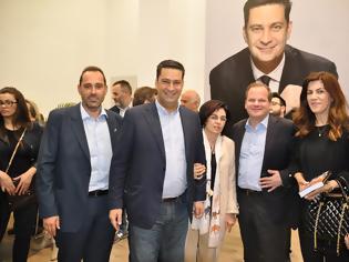 Φωτογραφία για Τον  Βουλευτή της ΝΔ Κώστα Καραμανλή και τον πρώην Υπουργό Θόδωρο Ρουσόπουλο υποδέχθηκε στο πολιτικό του γραφείο ο Γιώργος Παπαναστασίου.