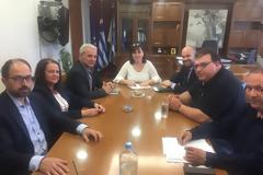 Συνάντηση Εργασίας με τη νέα Γενική Γραμματέα Δημοσίας Τάξεως