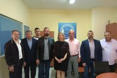 Η Κατερίνα Παπακώστα στα γραφεία της Ένωσης Δυτικής: Τι είπε για εγκληματικότητα και εκλογικό