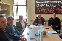 Συνάντηση Σταύρου Καμμένου με τον Σύλλογο Εργαζομένων ΟΤΑ Αιτωλοακαρνανίας