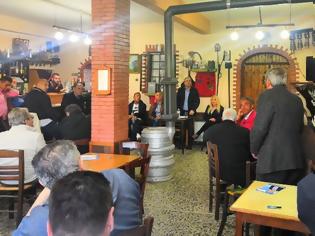 Φωτογραφία για Επίσκεψη του υποψήφιου Δημάρχου Κώστα Παλάσκα και αντιπροσωπείας υποψηφίων δημοτικών συμβούλων, στις Κοινότητες Κυρακαλής, Μηλιάς, Ταξιάρχη και Τραπεζούντας (εικόνες)