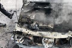 Κάηκε ολοσχερώς Ι.Χ. στην Ιόνια Οδό στα διόδια Μενιδίου (ΔΕΙΤΕ ΦΩΤΟ)