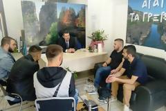 Συνάντηση του Υποψηφίου Δημάρχου Γρεβενών και Επικεφαλής του συνδυασμού «Μαζί συνεχίζουμε» Δημοσθένη Κουπτσίδη με αντιπροσωπεία του Συλλόγου Φοιτητών Γρεβενών