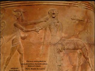 Φωτογραφία για Ο Περσέας αποκεφαλίζει την Ιππο-Μέδουσα - Ο μεγάλος πίθος από τις Κυκλάδες του 7ου αι π.Χ. αιώνα, που δεν ξέρετε, από το Λούβρο! Γιατί και πώς βρίσκεται στο Παρίσι;