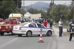 ΒΙΝΤΕΟ. Τροχαίο με βυτιοφόρο στην Κορωπίου-Μαρκοπούλου: Δύο νεκροί και ένας τραυματίας