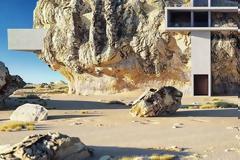 Μοντέρνο σπίτι… ενσωματωμένο σε βράχο!