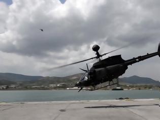 Φωτογραφία για Έφτασαν στην Ελλάδα τα αμερικανικά ελικόπτερα «Kiowa Warrior» και ένα Chinook CH-47D