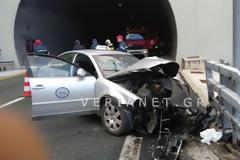 Bέροια: Ένας νεκρός και ένας τραυματίας σε τροχαίο στην Εγνατία Οδό (εικόνες + video)