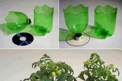 ΚΑΤΑΣΚΕΥΕΣ - Πήρε παλιά CD και άδεια Πλαστικά Μπουκάλια … το Αποτέλεσμα Καταπληκτικό!!