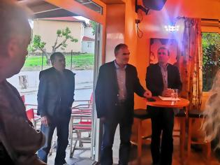 Φωτογραφία για Επίσκεψη του υποψήφιου Δημάρχου Κώστα Παλάσκα και αντιπροσωπείας υποψηφίων δημοτικών συμβούλων στις Κοινότητες Αγ. Γεωργίου, Κιβωτού, Κληματακίου, Κοκκινιάς και Πολύδενδρου