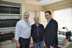 Δημόσιες υπηρεσίες επισκέφθηκε  σήμερα  ο Γιώργος Παπαναστασίου επικεφαλής του Συνδυασμού «Αγρίνιο Νέα Αρχή Τόπος να Ζεις».