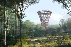 Φύση και άνθρωπος: Ο ελικοειδής πύργος που ξεπηδάει μέσα από δάσος της Δανίας