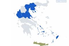 Καθαρή επικράτηση της ΝΔ σε 11 από τις 13 περιφέρειες