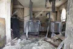 12082 - Αποκαταστάθηκε η ηλεκτροδότηση στην Ιερά Μονή Αγίου Παντελεήμονος μετά την πυρκαγιά στο χώρο της γεννήτριας