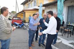 Με τον αέρα του μεγάλου νικητή, περιοδεία του Γιάννη Τριανταφυλλάκη στα χωριά των Δ.Ε. Αλυζίας και Φυτειών.
