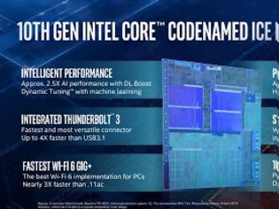 Φωτογραφία για Η Intel αποκάλυψε τη 10η γενιά Core μαζί με τα 10nm