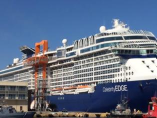 Φωτογραφία για Στο λιμάνι του Πειραιά το «Celebrity Edge» με 2.500 επιβάτες