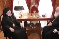 Συνάντηση Ιερώνυμου με Ελπιδοφόρο