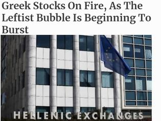 Φωτογραφία για Forbes: Το ελληνικό χρηματιστήριο φλέγεται καθώς σκάει η Αριστερή φούσκα