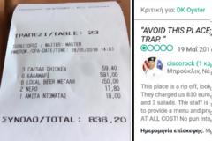 Ιλλιγγιώδες πρόστιμο 420.000 ευρώ στο «αμαρτωλό» εστιατόριο της Μυκόνου