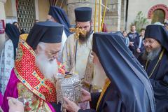 Tην Τιμία Κάρα του Αγίου Παντελεήμονος του Ιαματικού υποδέχτηκε η Βέροια (φωτογραφίες) )