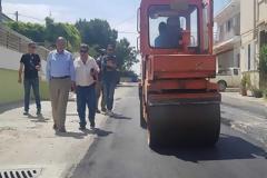 Ασφαλτοστρώσεις σε δρόμους της Ρόδου