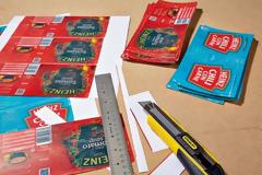 ΚΑΤΑΣΚΕΥΕΣ - DIY… Απίστευτη ταπετσαρία για την κουζίνα με υλικά από το ψυγείο σας