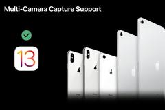Το iOS 13 επιτρέπει ταυτόχρονη λήψη βίντεο, φωτογραφιών και ήχου από πολλές κάμερες και μικρόφωνα