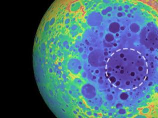 Φωτογραφία για Εντοπίσθηκε από τη NASA μια τεράστια μυστηριώδης μεταλλική μάζα στην σκοτεινή πλευρά της Σελήνης