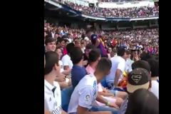 Θράσος ή άγνοια κινδύνου; Πήγε στο Μπερναμπέου με φανέλα της Μπαρτσελόνα