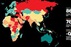 Παγκόσμιος Δείκτης Ειρήνης 2019: Ελλάδα και Κύπρος στις λιγότερο ειρηνικές χώρες
