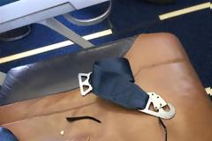 Τρόμος σε πτήση από Κόσοβο προς Ελβετία: Αεροσυνοδός «απογειώθηκε» από τις αναταράξεις (vid + pics)