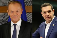 Τσίπρας προς Τουσκ: Η Ε.Ε. να εξετάσει συγκεκριμένα μέτρα αν η Τουρκία επιμείνει στις παραβιάσεις