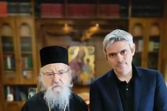 Συνάντηση με τον Σεβασμιότατο Μητροπολίτη Αιτωλίας και Ακαρνανίας κ.κ. Κοσμά είχε ο Κώστας Καραγκούνης