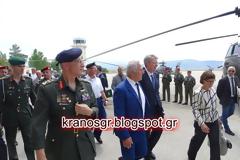 Φωτογραφικά κλικ από την τελετή ελικοπτέρων Kiowa στο Στεφανοβίκειο