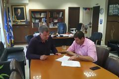 Συνάντηση του υπ. Βουλευτή της ΝΔ  Θανάση Σταυρόπουλου με τον Αντιπεριφερειάρχη Γρεβενών (εικόνες)