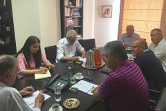 Επίσκεψη της υποψήφιας βουλευτή με τον ΣΥΡΙΖΑ Ηρώς Ζαβογιάννη στο Επιμελητήριο Αιτωλοακαρνανίας