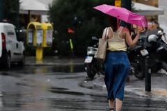 Ισχυρές βροχές και χαλαζοπτώσεις σήμερα Δευτέρα στη Βόρεια Ελλάδα