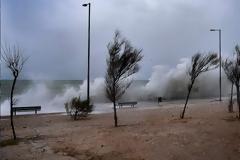 Σαρώνουν τα μελτέμια - Μέχρι 111 χιλιόμετρα η μέγιστη ταχύτητα ριπών