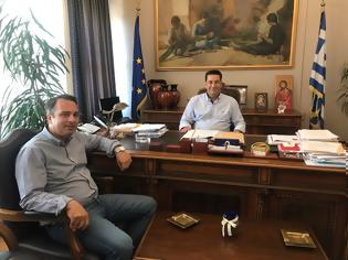 Φωτογραφία για Με τον δήμαρχο Αγρινίου, Γιώργο Παπαναστασίου, συναντήθηκε ο υποψήφιος βουλευτής Αιτωλοακαρνανίας με την Νέα Δημοκρατία, Θανάσης Παπαθανάσης.